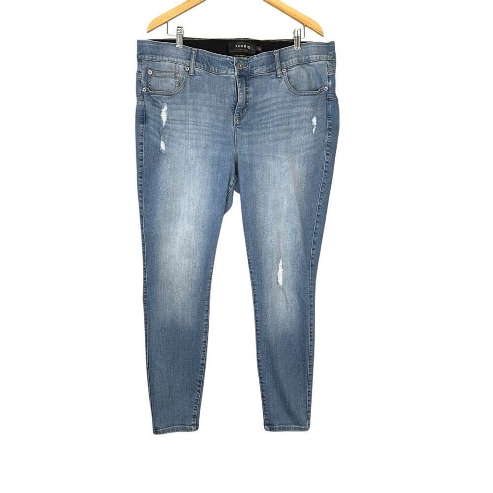 Torrid Premium Denim Ankle Stretch Jeans Womens 20R  Medium Wash